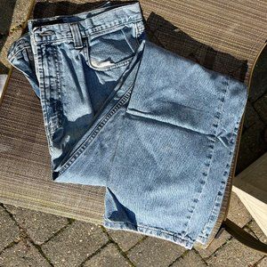 men blue 100%cotton jean pant